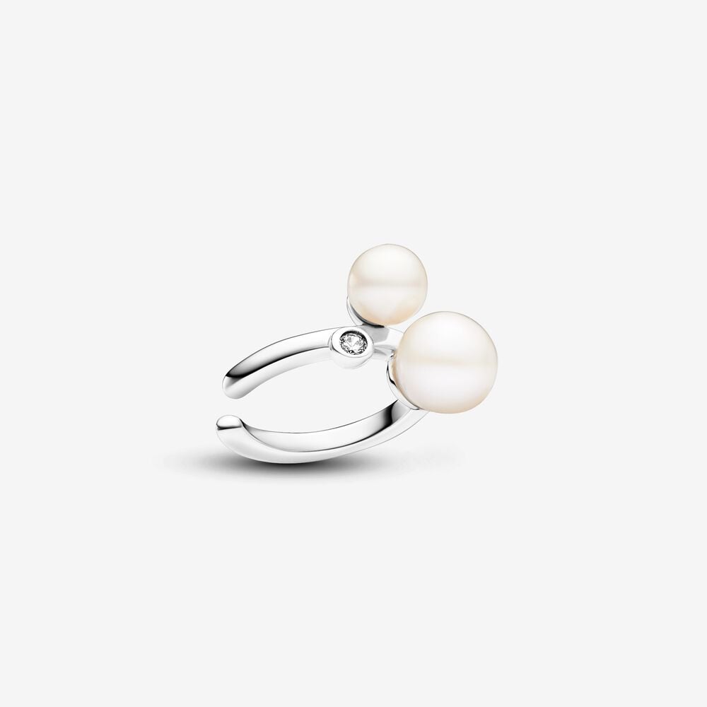 ear cuff pandora dúo de perlas cultivadas de agua dulce 293151c01